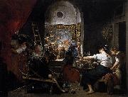 Diego Velazquez The Fable of Arachne a.k.a. The Tapestry Weavers or The Spinners china oil painting artist